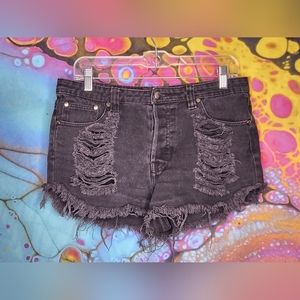 MinkPink High Rise Cut-offs